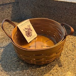 Round Longaberger basket